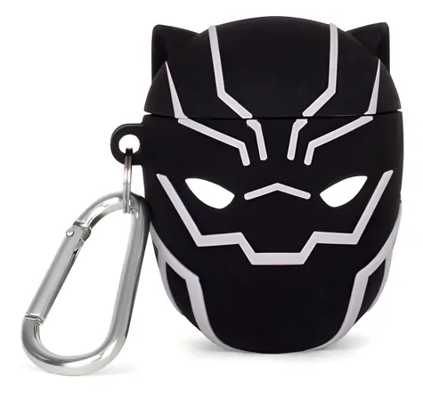 ThumbsUp! PowerSquad Pouzdro pro AirPods Black Panther černá/bílá / Pouzdro / Silikon / 1./2. gen. AirPods
