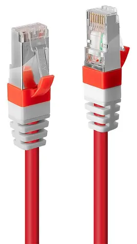 Lindy Cat6a S/FTP červená / Patch kabel / RJ45-RJ45 / PIMF / 5 m / 10 Gbit/s