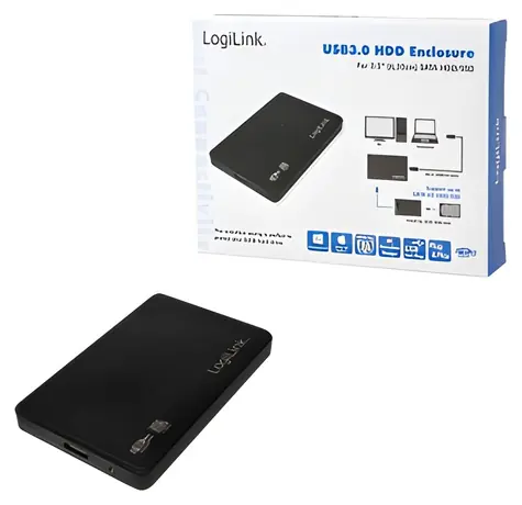 LogiLink UA0256 černá / Externí box pro 2.5