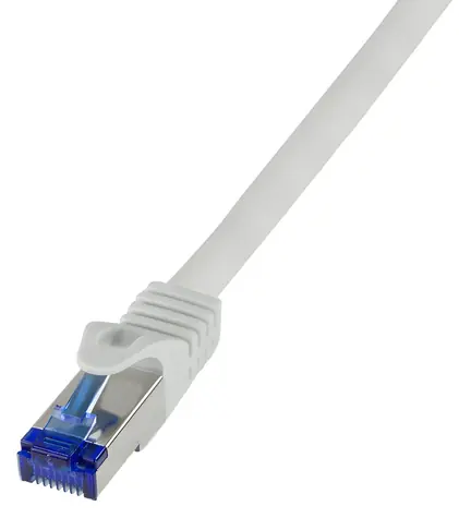 LogiLink šedá / Síťový kabel / Cat6A / S/FTP / 50 m / RJ-45 / bez halogenu