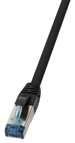 LogiLink černá / Síťový kabel Cat.6A / S/FTP / 20 m / RJ-45 / PUR