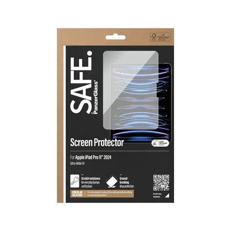 PanzerGlass SAFE Ultra-Wide Fit / Ochranné sklo / Apple iPad Pro 11