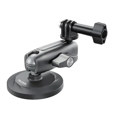 Telesin CMM-001 / Magnetický držák / pro sportovní kamery / 6 neodymových magnetů / dvouosý kloub / skládací