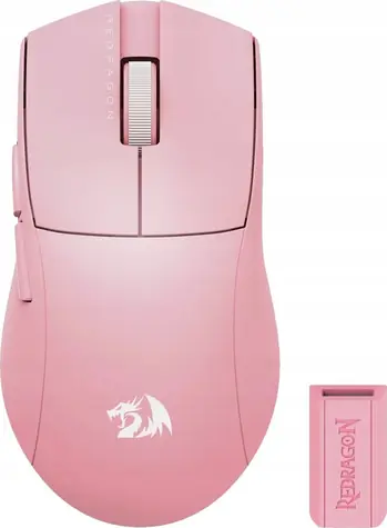 Redragon M916 růžová / Bezdrátová herní myš / optická / 26000 DPI