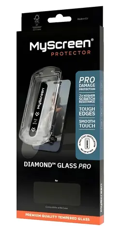 MyScreen Diamond Glass Pro Apple iPhone 17 / Ochranné sklo / Instalační rámeček / Tvrzenost 9H