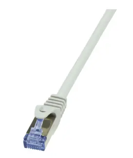 LogiLink CAT6A šedá / Patch kabel / S/FTP / RJ-45 / 15 m / LSZH