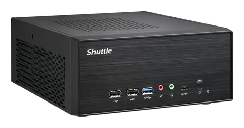 Shuttle XPC slim XB860G2 černá / Barebone / LGA1851 / Intel B860 / 2x SO-DIMM DDR5 / M.2 NVMe / 2x LAN
