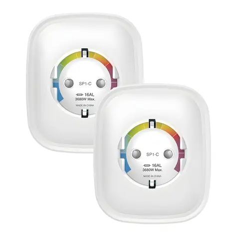 Gosund SP1-HE 2 ks / Chytrá zásuvka / WiFi / HomeKit / 16A / 3680W