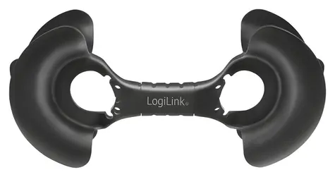 LogiLink KAB0068 černá / Navíječ kabelů / nástěnný / pro kabely 2–20 m