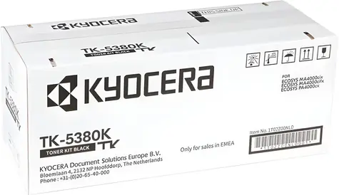 Kyocera TK-5380K černý / Toner / pro ECOSYS PA4000cx, MA4000cix, MA4000cifx / výtěžnost až 13 000 stran / originální