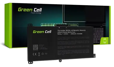 Green Cell HP167 / Baterie pro notebook / Li-Pol / 11,55 V / 3500 mAh / HP Pavilion x360 14-BA