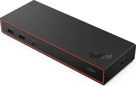 Lenovo ThinkPad USB4 Dock 5000 černá / Dokovací stanice / USB4 40Gb/s / 100W PD / 2× DisplayPort / RJ-45