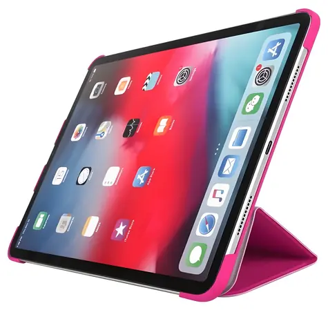 Pomologic BookCase růžová / Pouzdro / Apple iPad Air 13