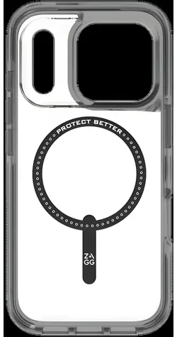 ZAGG Santa Cruz Snap černá / Zadní kryt / iPhone 17 Pro / MagSafe / Stojánek / Grafen