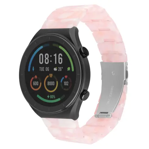 FIXED Resin Strap Candy Pink / Řemínek / 18 mm / pro smartwatch / pryskyřice / Quick Release