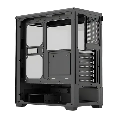 DarkFlash C365 černá / Skříň / Mini tower / E-ATX, ATX, M-ATX, ITX / Tvrzené sklo / bez zdroje