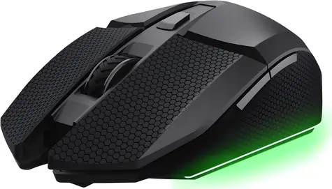 Trust GXT122 Felox+ černá / Bezdrátová herní myš / optická / 10000 DPI / 7 tlačítek / USB + Bluetooth
