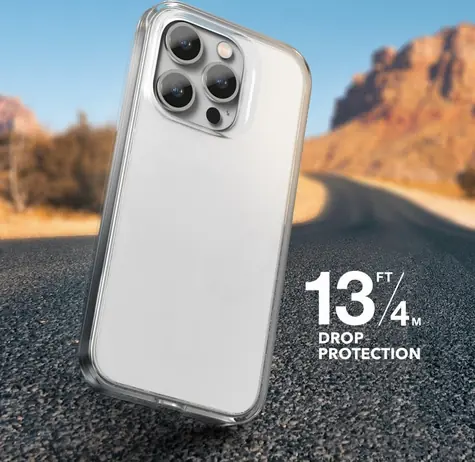 ZAGG Gear4 Crystal Palace Snap průhledná / Zadní kryt / Apple iPhone 14 Pro / MagSafe / D3O® Crystalex / Antimikrobiální