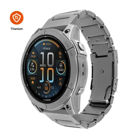FIXED Titanium Strap přírodní titan / Řemínek / Garmin QuickFit 22 mm / Titan / PVD