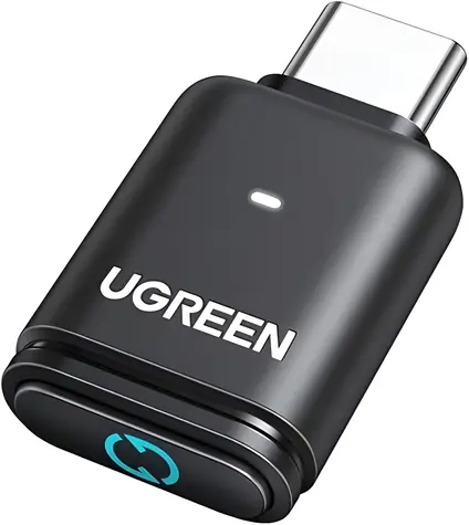 UGREEN BT501 černá / Bluetooth adaptér / USB-C / Bluetooth 5.3 / aptX