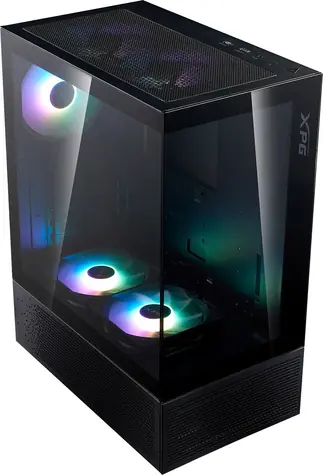 ADATA XPG INVADER X MINI černá / Skříň / Midi Tower / mATX / 5x120mm ARGB / tvrzené sklo / bez zdroje