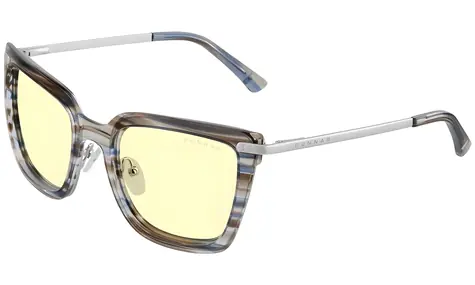 GUNNAR KAIA Blue Ribbon / Kancelářské/herní brýle / jantarová skla / BLF 65 / GUNNAR focus