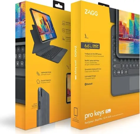 ZAGG Pro Keys+Trackpad černá / Klávesnice / iPad Pro 12,9