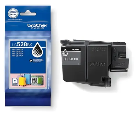 Brother LC528BK / Cartridge černá / vysokokapacitní / pro MFC-J6975DW, MFC-J6977DW