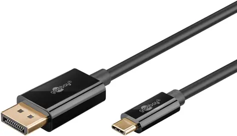 Goobay 75704 černá / Kabel / USB-C na DisplayPort / 4K 60Hz / 1 m