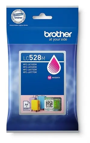 Brother LC528M / Cartridge purpurová / vysokokapacitní / pro MFC-J6560DW, MFC-J6960DW, MFC-J6975DW