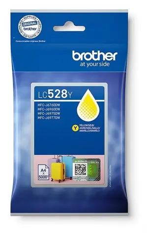 Brother LC528Y žlutá / Inkoustová cartridge / pro MFC-J3660DW/J3960DW/J6560DW/J6760DW/J6960DW/J6975DW/J6977DW