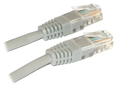 XtendLan Cat5e UTP křížený šedý / Patch kabel / 1 m