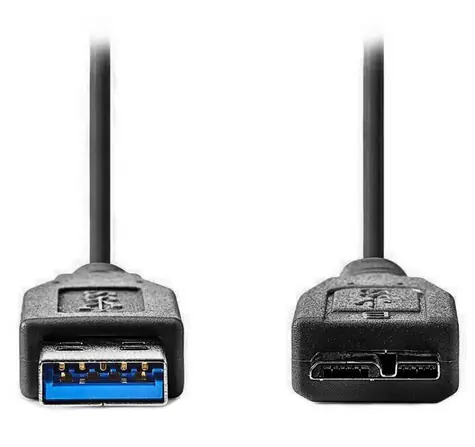 Nedis USB-A - Micro-B černá / Kabel / USB 3.0 / 1 m