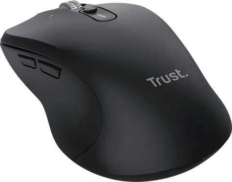 Trust Ferro Hyperwheel černá / Myš / Bezdrátová USB + Bluetooth / 3200 DPI / 9 tlačítek