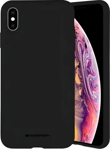 Mercury Silicone pouzdro pro Samsung Galaxy A21 (A215) černá / Pouzdro na mobil / Silikonové