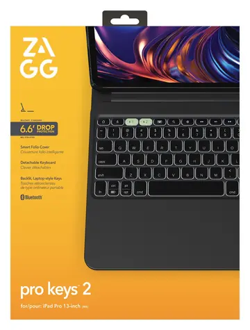 ZAGG Pro Keys 2 černá / Klávesnice pro iPad Pro 13