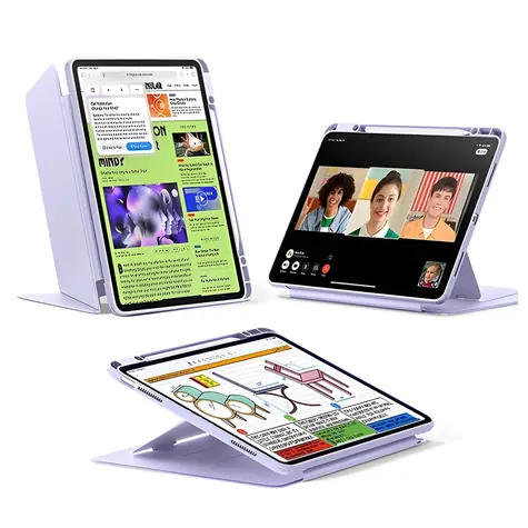 ESR Flip Magnetic Case světle fialová / Pouzdro / Apple iPad Air 13