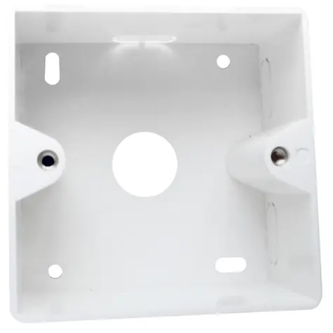 LogiLink krabice na omítku bílá / Krabice na omítku / pro podomítkové krabice / 80 x 80 x 40 mm
