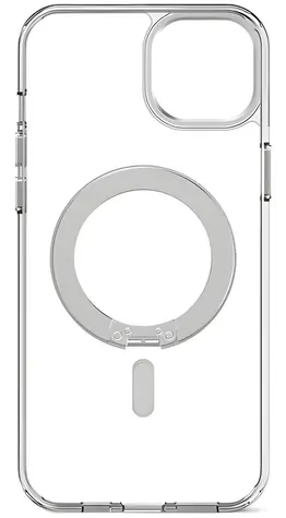 Decoded Loop Stand BackCover iPhone 15 Plus transparentní / Zadní kryt / recyklovaný plast / poutko a stojánek