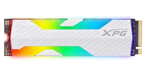 ADATA XPG Spectrix S65G 500GB stříbrná / SSD / M.2 2280 / PCIe Gen4 / RGB / čtení: 5000 MBps / zápis: 2700 MBps