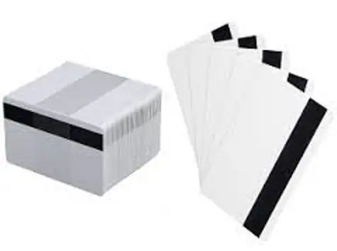 ZEBRA plastové karty s magnetickým proužkem 500 ks / PVC / 30 mil / LoCo / bílá