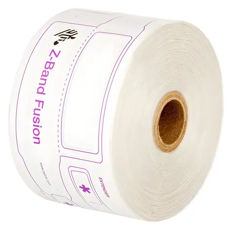 Zebra Z-Band Fusion bílá / Páska na ruku / 76x279 mm / PolyPro/PET / DT / 200 ks/role / 5 rolí/balení