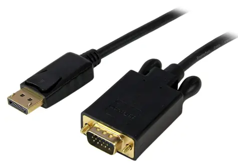 StarTech Redukce DisplayPort na VGA černá / Redukce / 4,6 m / 2048×1280 px / 60 Hz