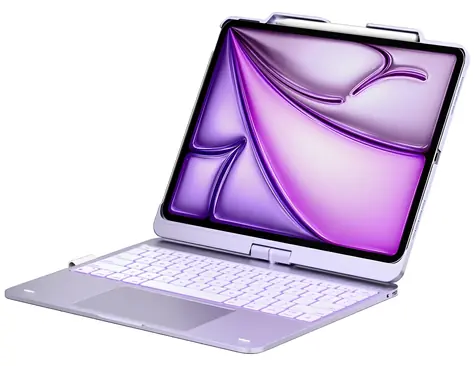 Typecase Flexbook Touch světle fialová / Klávesnicové pouzdro / Apple iPad Air 13
