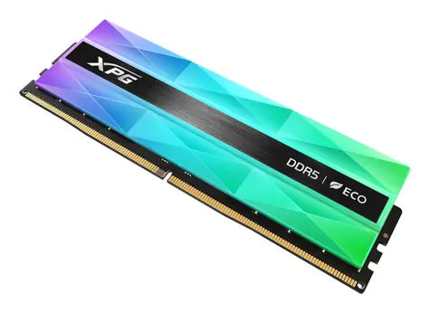 ADATA XPG Lancer Neon RGB 16GB (1x 16GB) DDR5 6400MHz stříbrná / Operační paměť / CL32 / DIMM / AMD EXPO