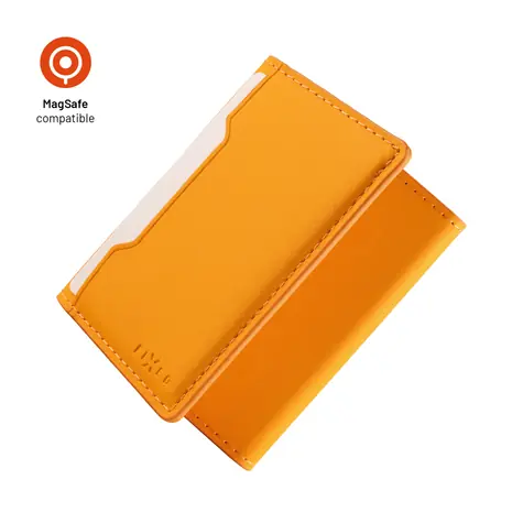 FIXED MagWallet Trifold oranžová / Peněženka / MagSafe / 6 karet / RFID ochrana