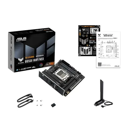 ASUS TUF GAMING B850I WIFI NEO / Základní deska / B850 / AM5 / 2x DDR5 / Wi-Fi 6E / ITX