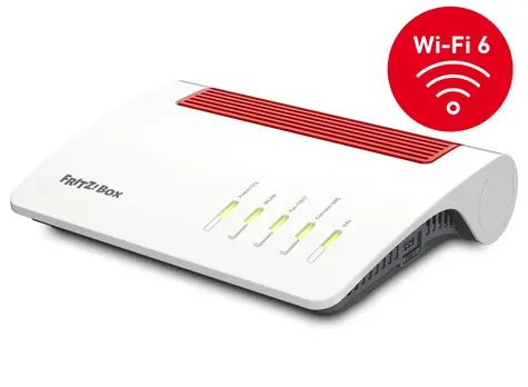 AVM FRITZ!Box 7590 AX v2 bílá / Wi-Fi router / Wi-Fi 6 / VDSL / Mesh / 4x LAN / USB 3.0