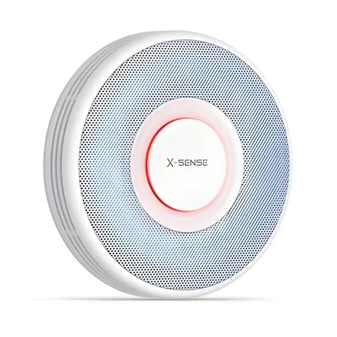 X-Sense XS0B-MR121 bílá / Sada detektorů kouře / 12 ks / hlasové hlášení polohy / základnová stanice / CO detektor