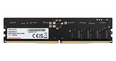 ADATA 8 GB (1x8 GB) DDR5 5600 MHz / Operační paměť / CL46 / DIMM / 1,1 V